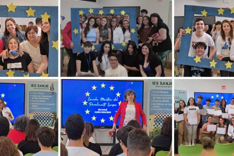 Collage de fotos por el Día de Europa